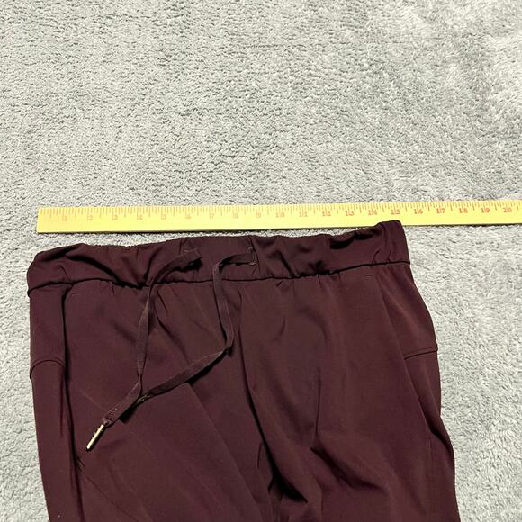 Lululemon Pants Womens 6 On The Fly Dress Maroon Performance Jogger - Picture 7 of 10